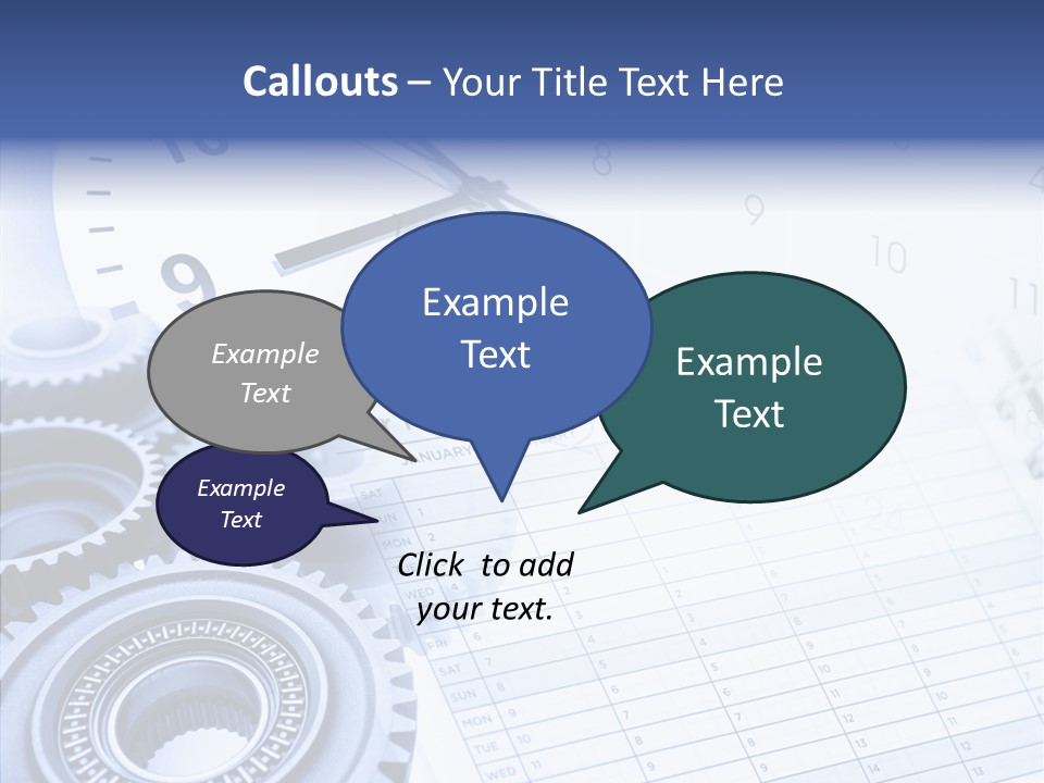 Accurate Clocks Year PowerPoint Template