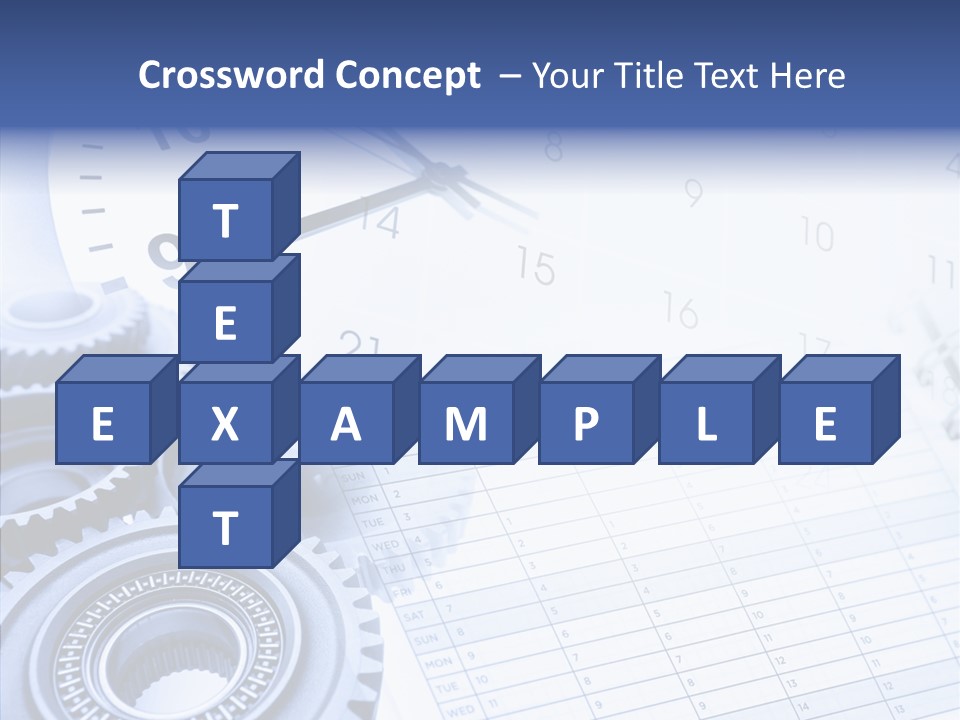 Accurate Clocks Year PowerPoint Template