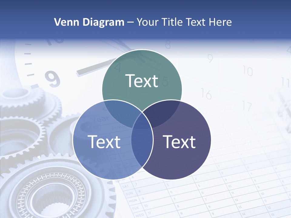 Accurate Clocks Year PowerPoint Template