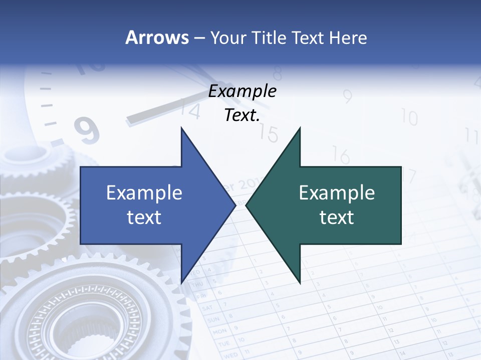 Accurate Clocks Year PowerPoint Template