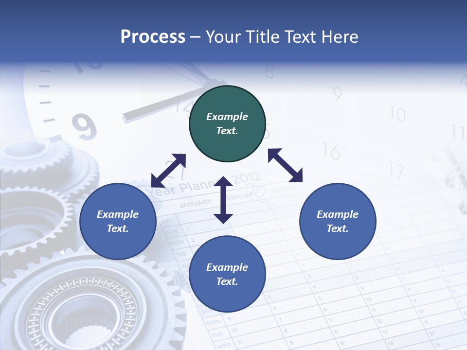 Accurate Clocks Year PowerPoint Template