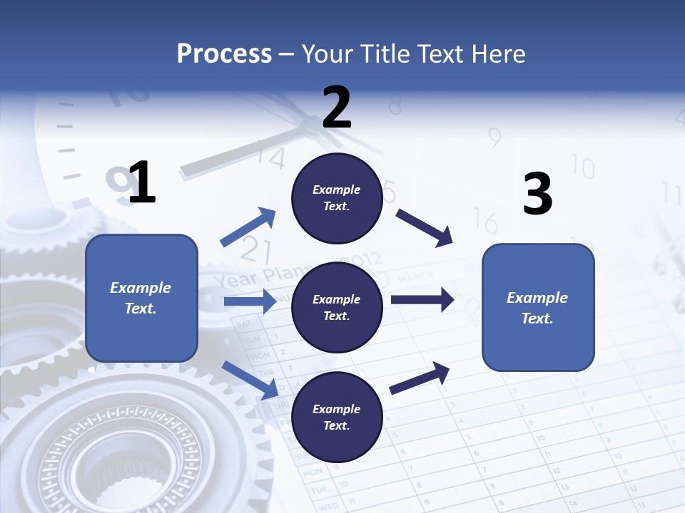 Accurate Clocks Year PowerPoint Template
