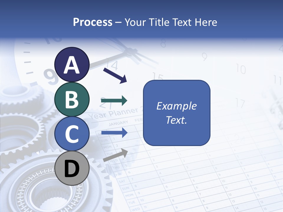 Accurate Clocks Year PowerPoint Template