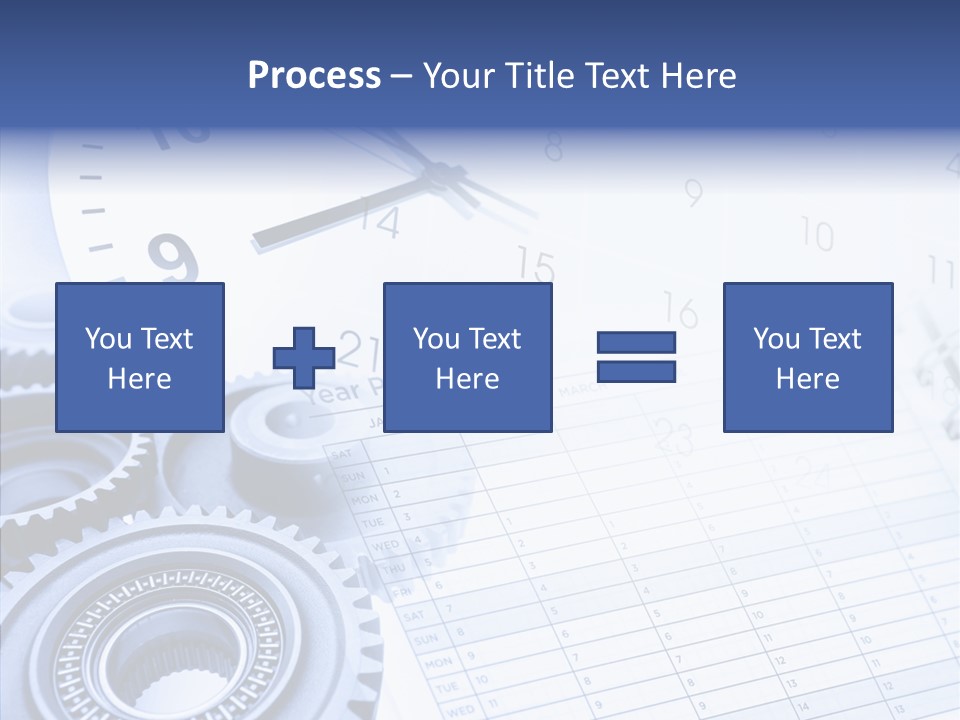 Accurate Clocks Year PowerPoint Template