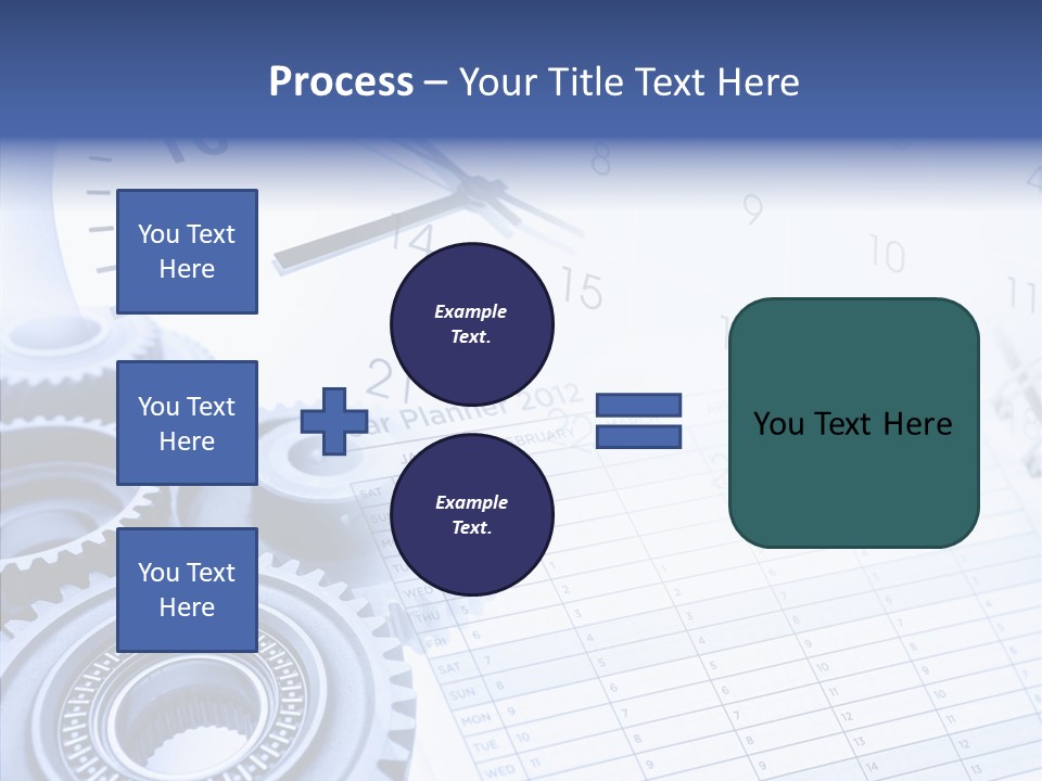 Accurate Clocks Year PowerPoint Template
