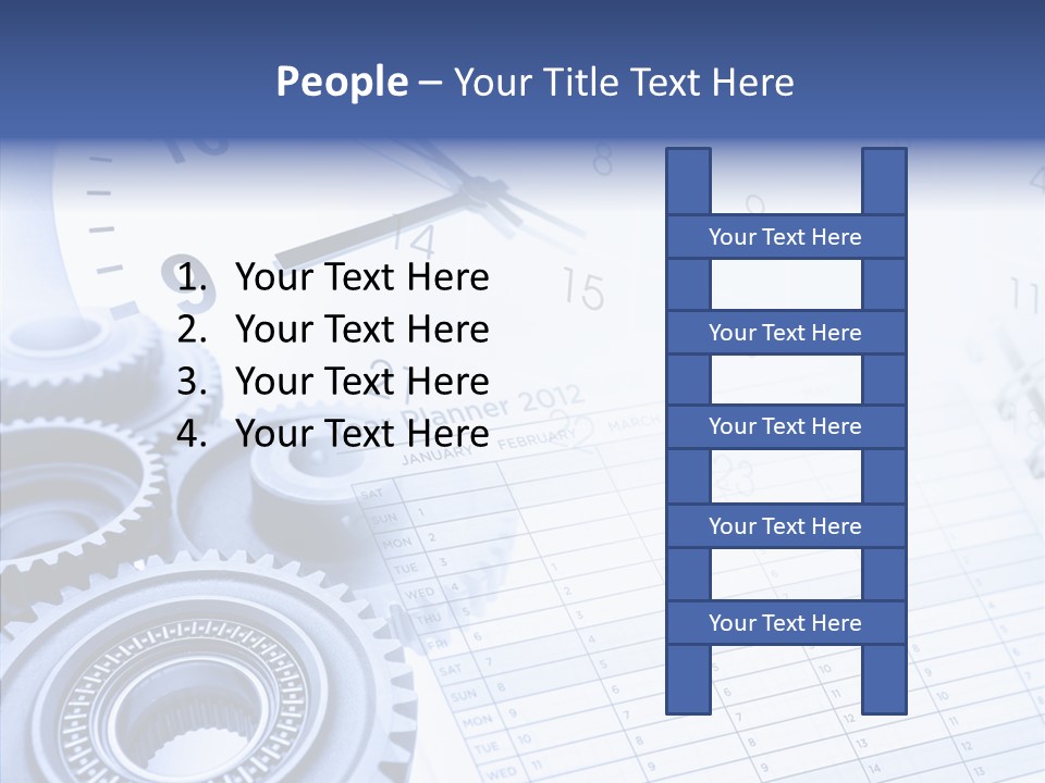 Accurate Clocks Year PowerPoint Template