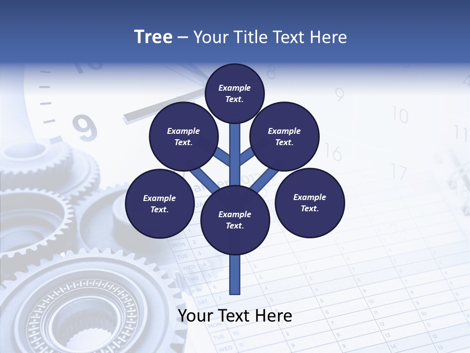 Accurate Clocks Year PowerPoint Template