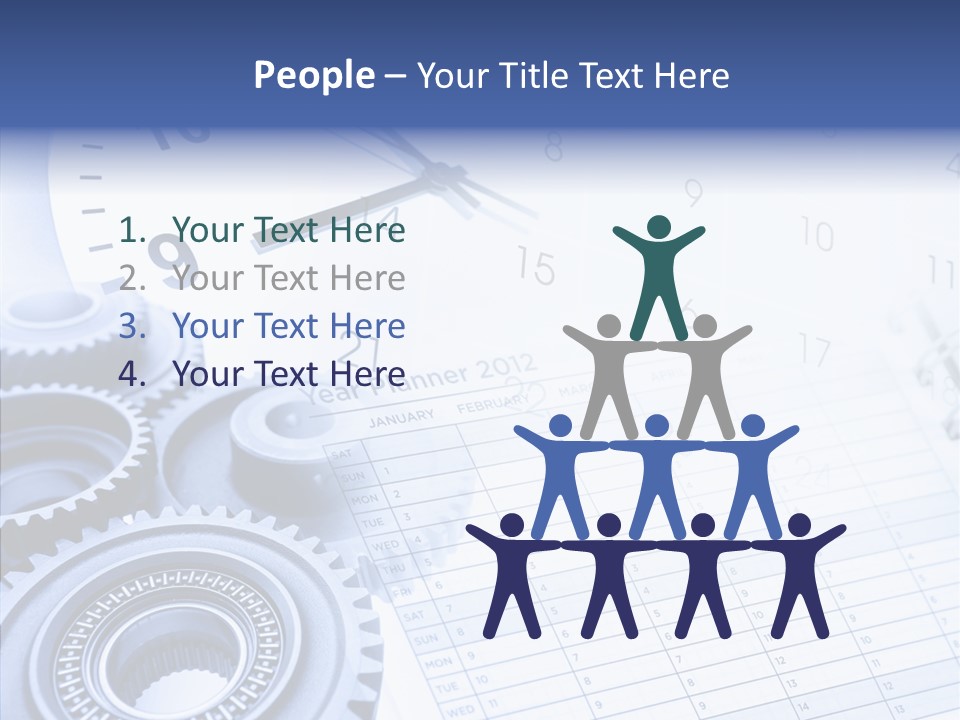 Accurate Clocks Year PowerPoint Template