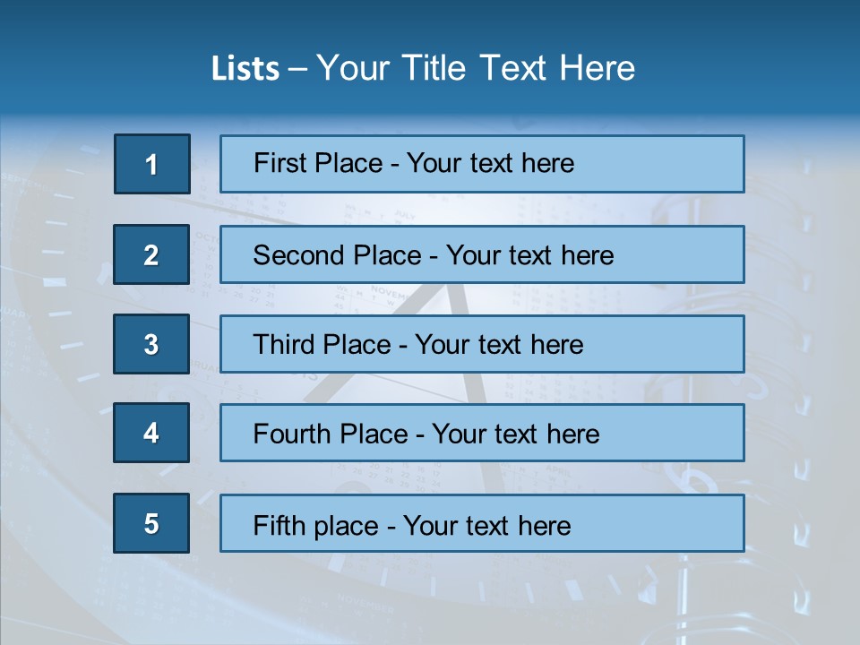 Plan Appointment Dates PowerPoint Template