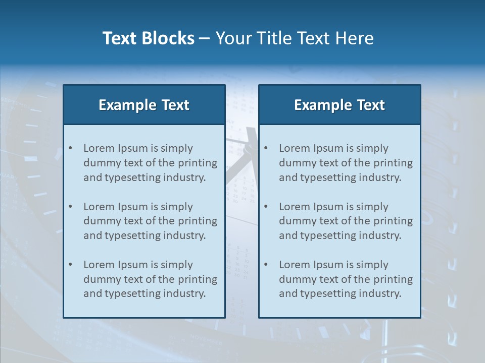 Plan Appointment Dates PowerPoint Template