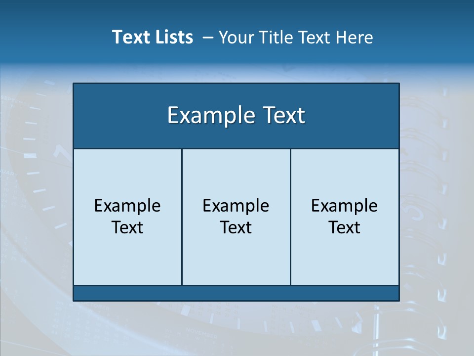 Plan Appointment Dates PowerPoint Template