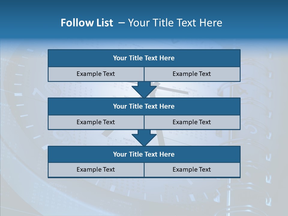 Plan Appointment Dates PowerPoint Template