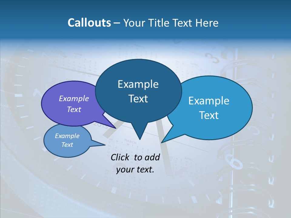 Plan Appointment Dates PowerPoint Template