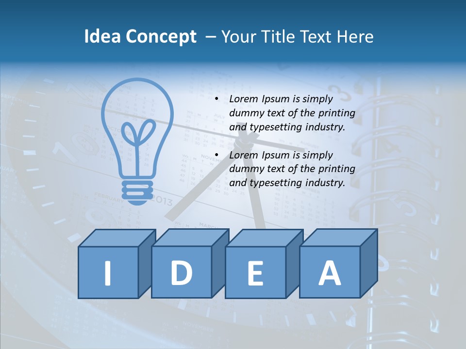 Plan Appointment Dates PowerPoint Template
