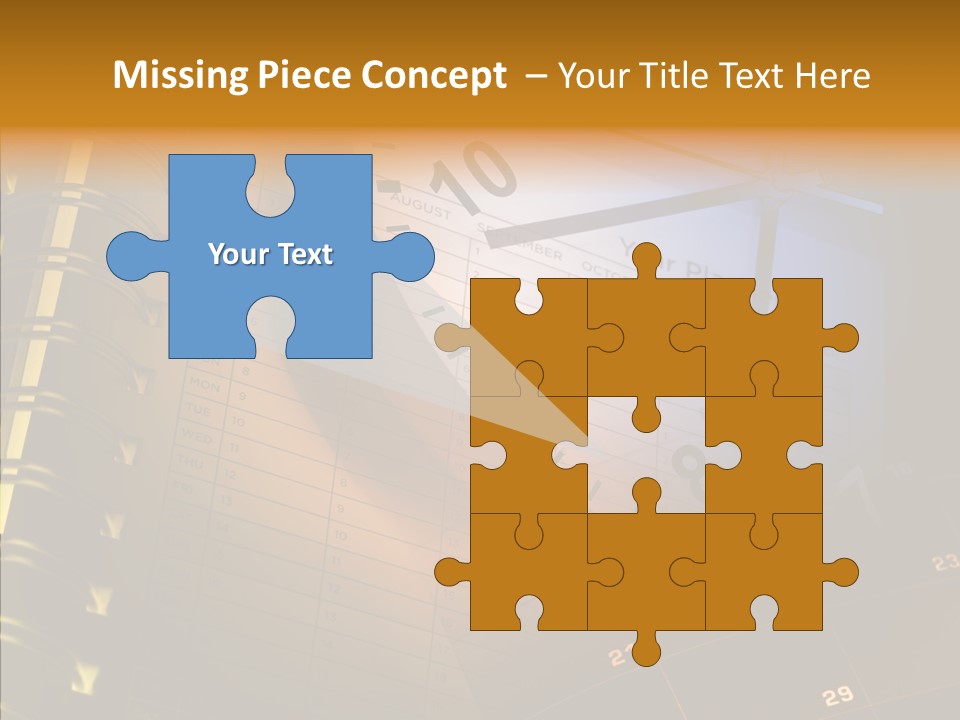 Calender Time Appointment PowerPoint Template