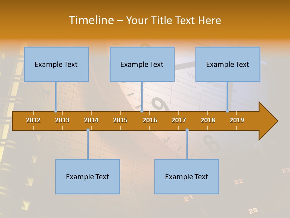 Calender Time Appointment PowerPoint Template
