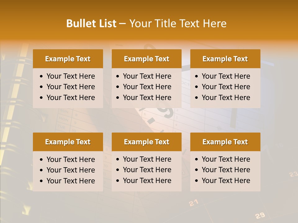 Calender Time Appointment PowerPoint Template