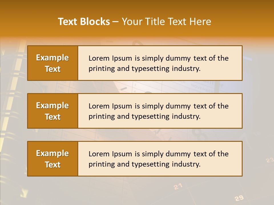 Calender Time Appointment PowerPoint Template