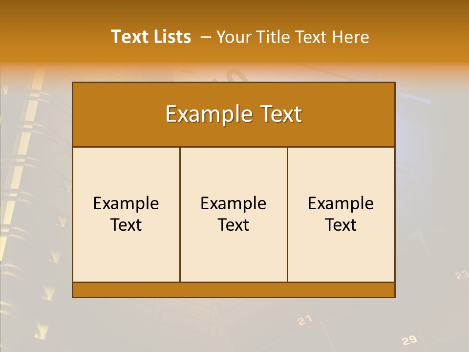 Calender Time Appointment PowerPoint Template