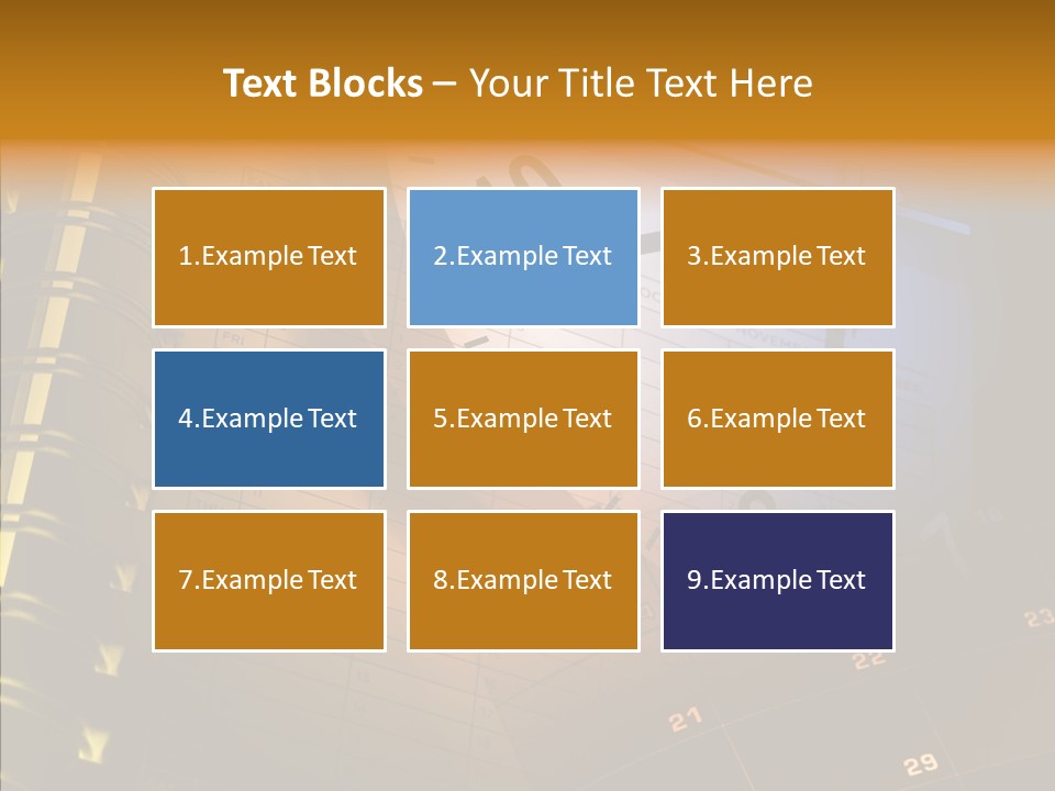 Calender Time Appointment PowerPoint Template