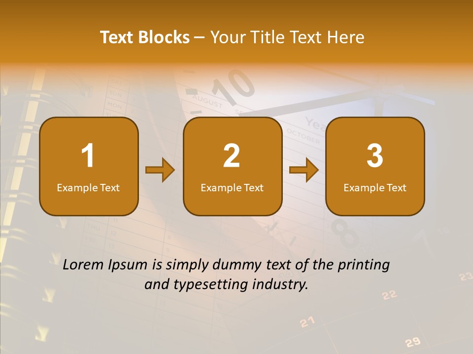 Calender Time Appointment PowerPoint Template