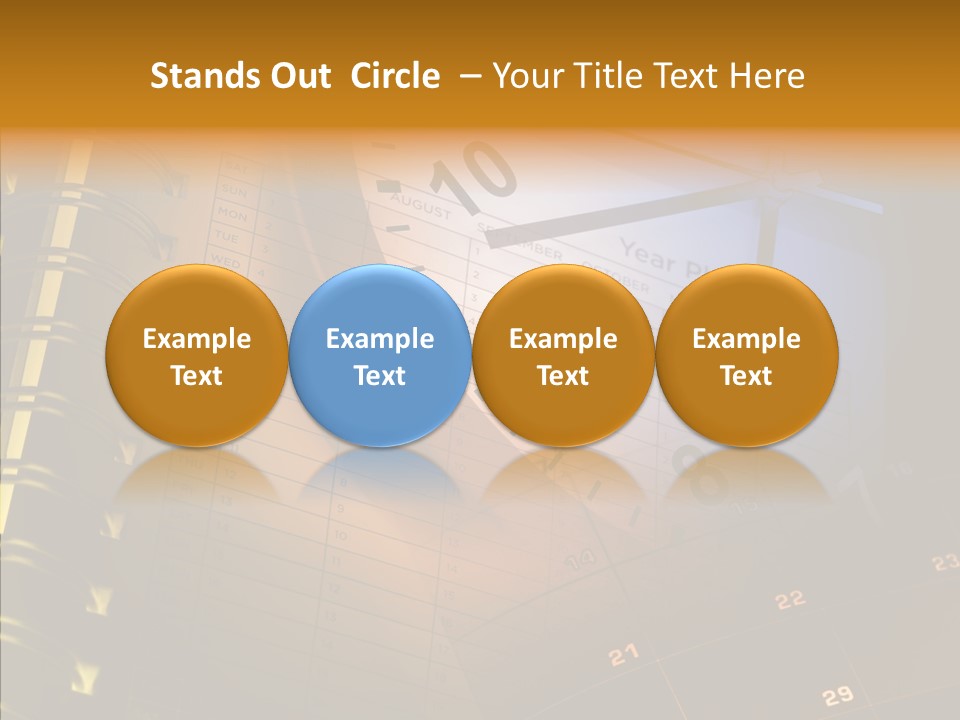 Calender Time Appointment PowerPoint Template