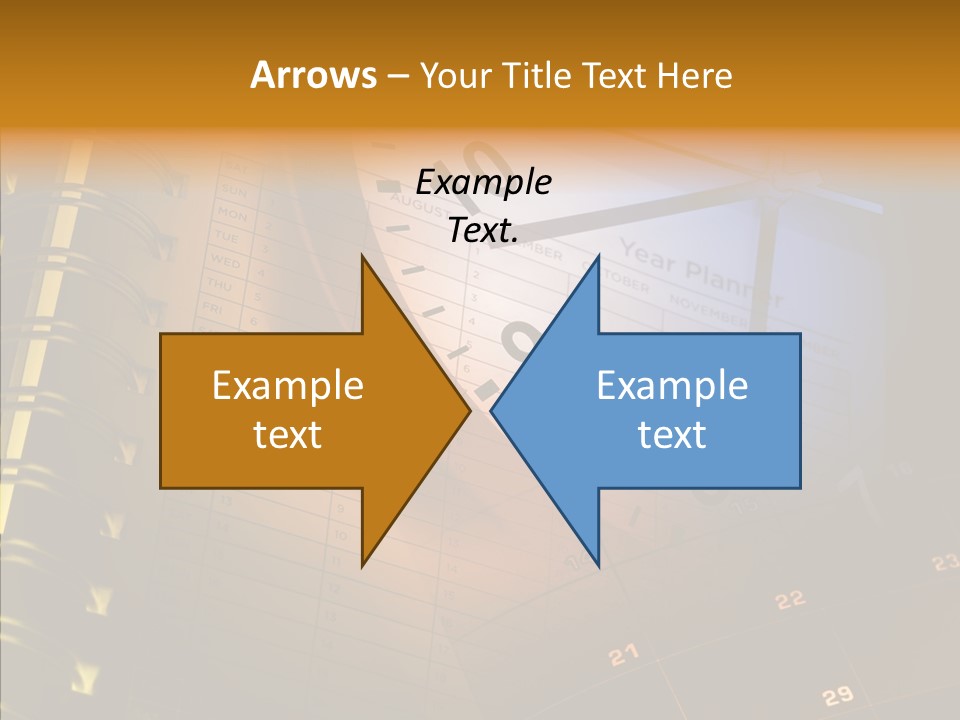 Calender Time Appointment PowerPoint Template