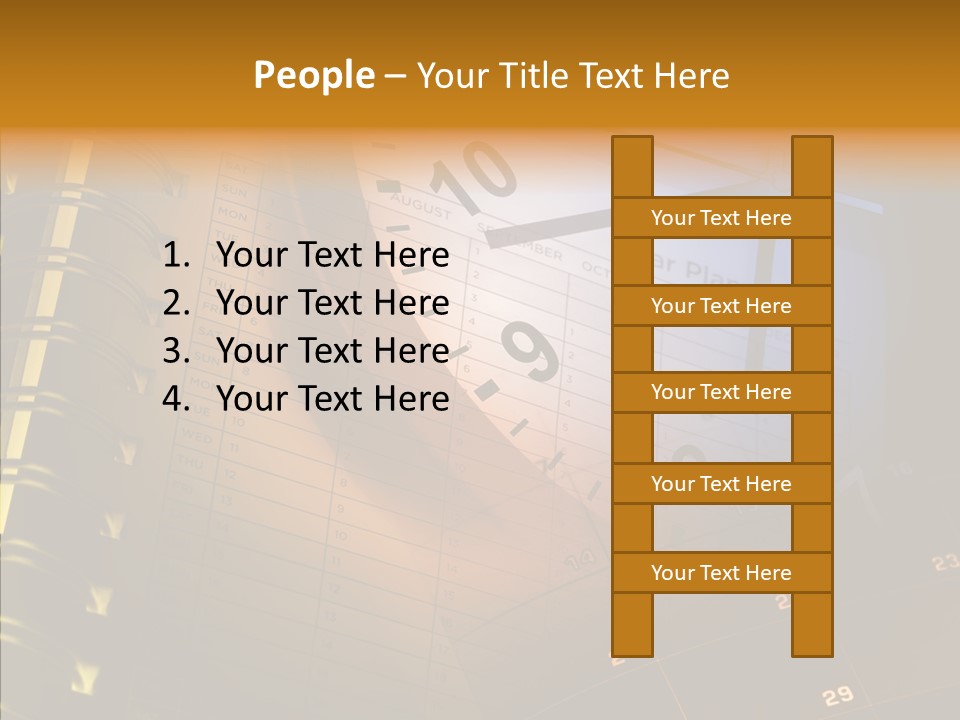 Calender Time Appointment PowerPoint Template