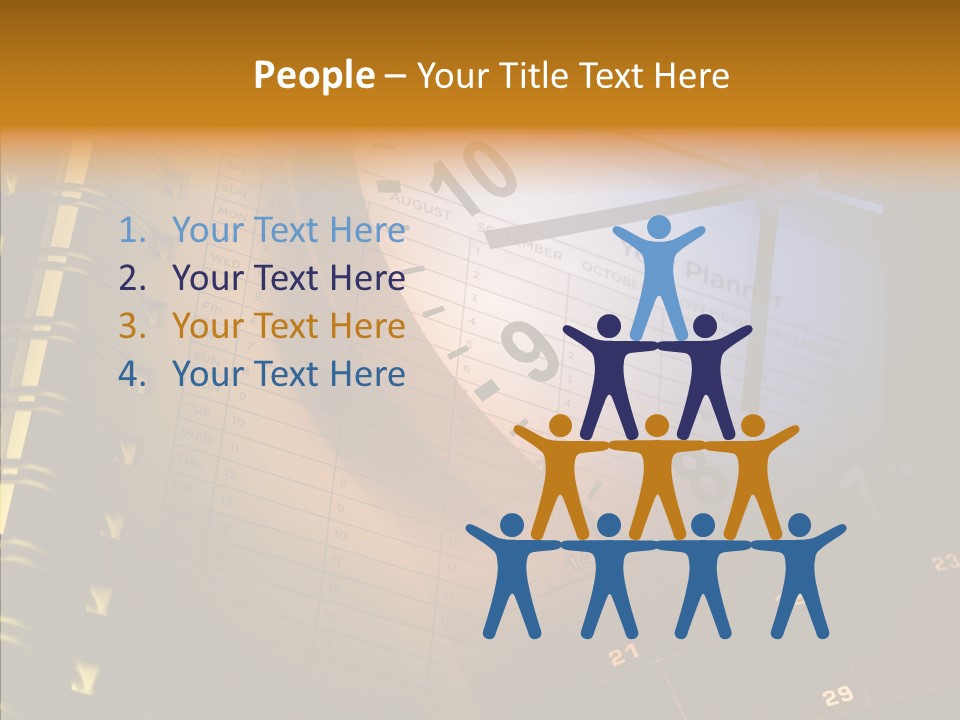 Calender Time Appointment PowerPoint Template