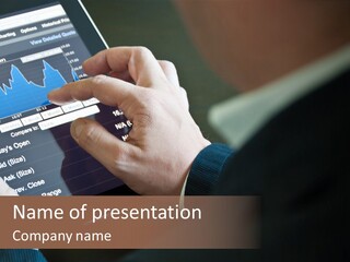 Display Lifestyle Laptop PowerPoint Template