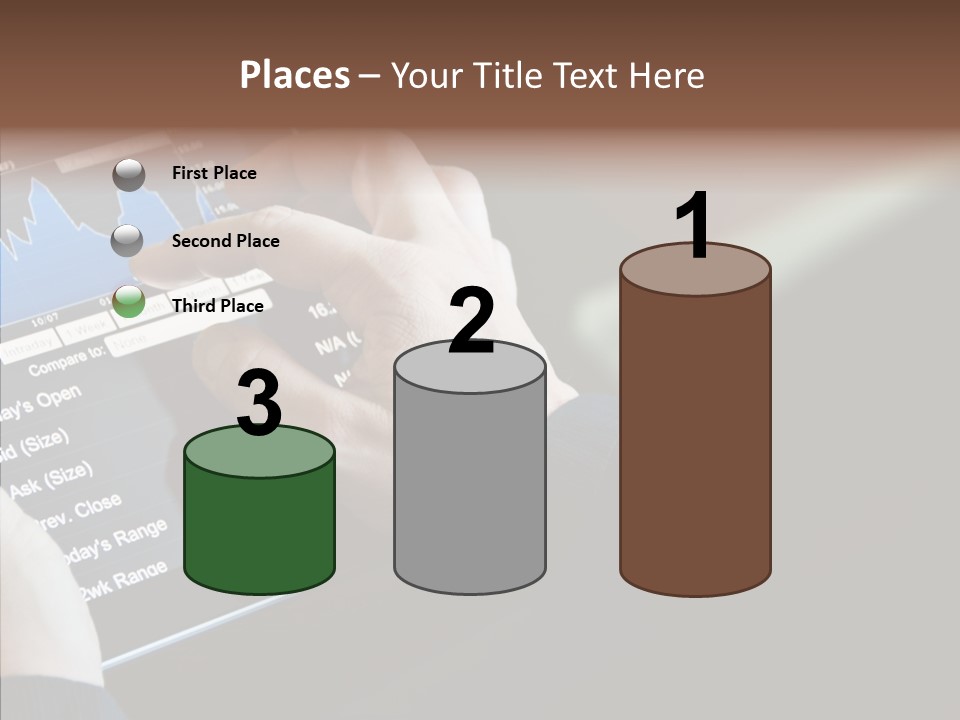 Display Lifestyle Laptop PowerPoint Template