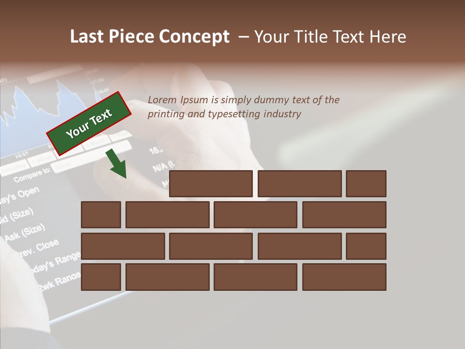 Display Lifestyle Laptop PowerPoint Template