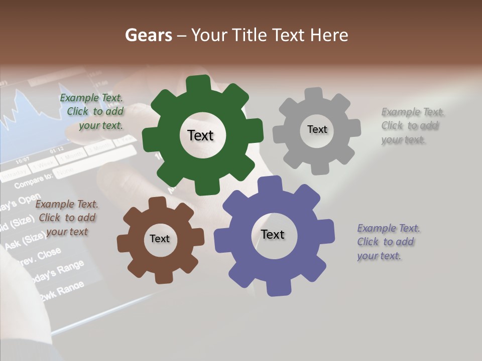 Display Lifestyle Laptop PowerPoint Template