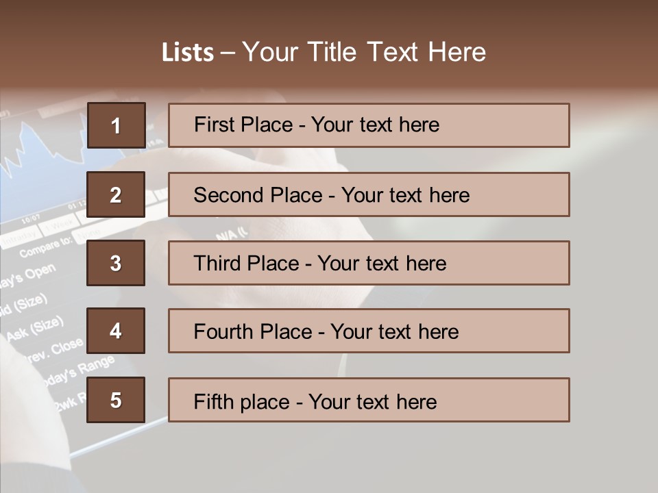 Display Lifestyle Laptop PowerPoint Template