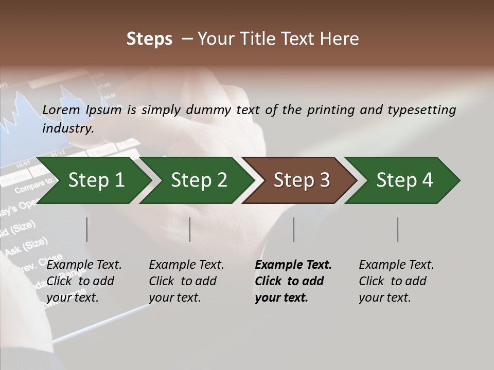 Display Lifestyle Laptop PowerPoint Template