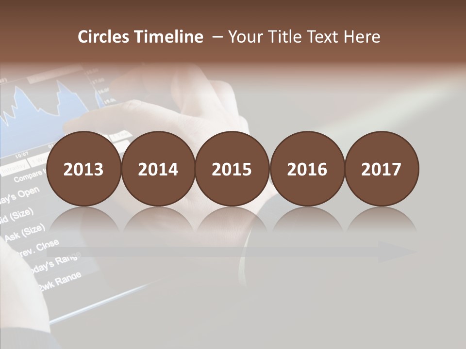 Display Lifestyle Laptop PowerPoint Template