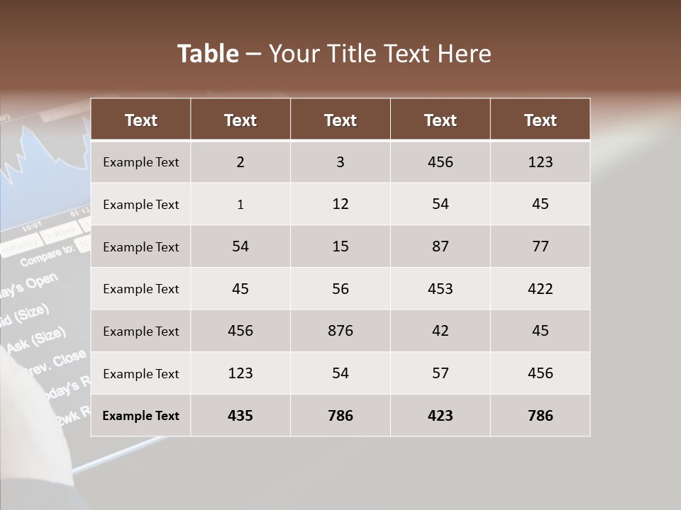 Display Lifestyle Laptop PowerPoint Template