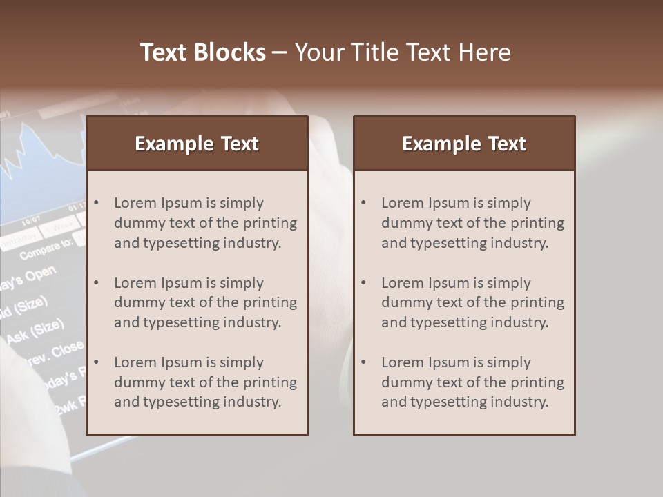 Display Lifestyle Laptop PowerPoint Template