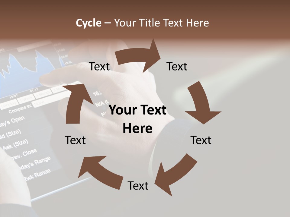 Display Lifestyle Laptop PowerPoint Template