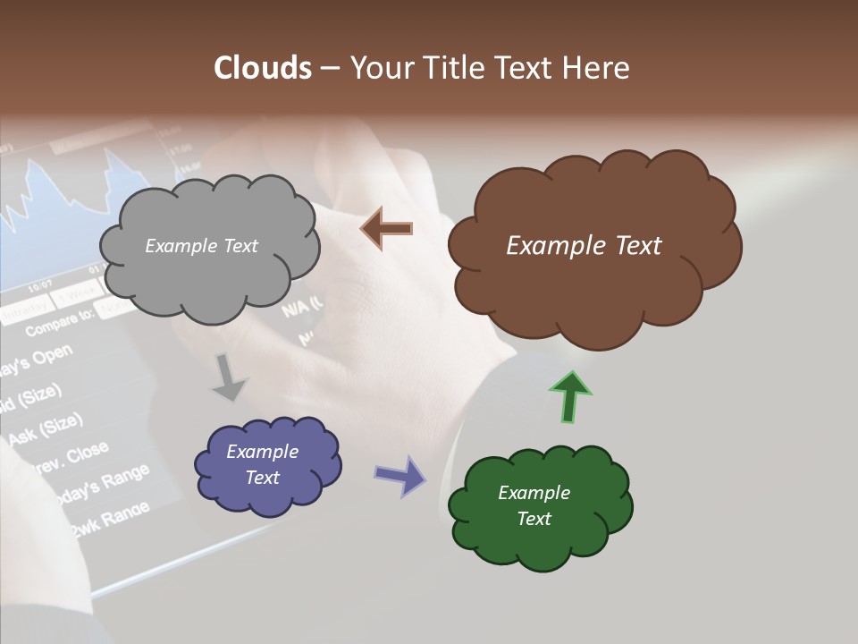 Display Lifestyle Laptop PowerPoint Template