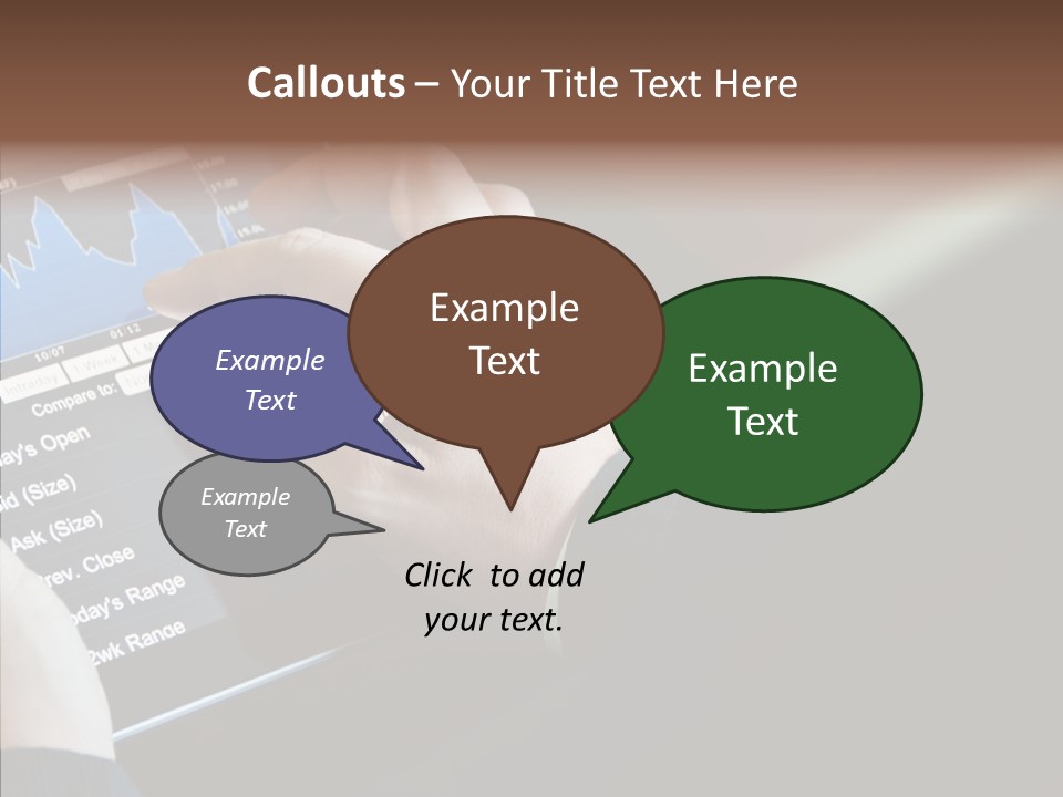 Display Lifestyle Laptop PowerPoint Template