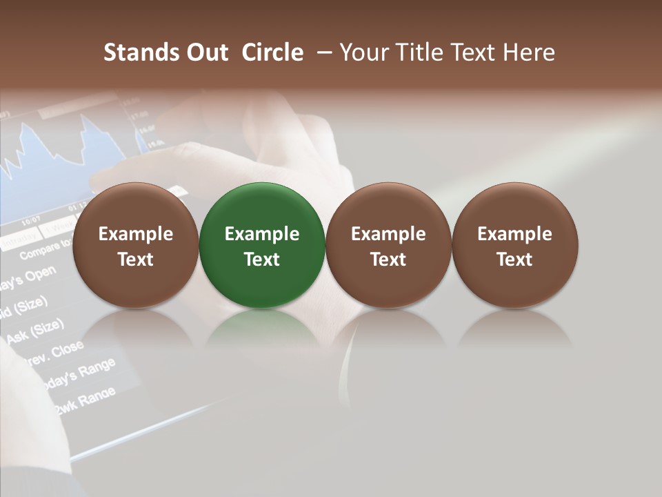 Display Lifestyle Laptop PowerPoint Template