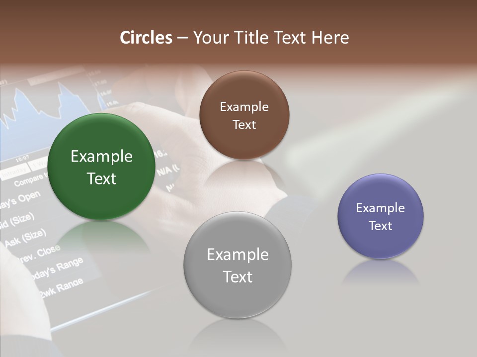 Display Lifestyle Laptop PowerPoint Template