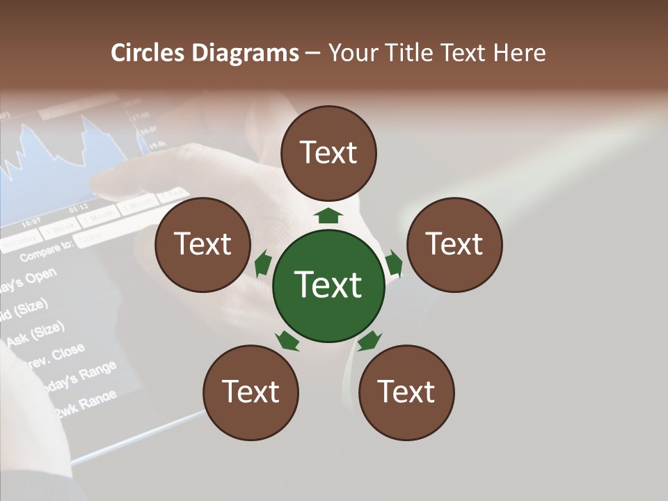 Display Lifestyle Laptop PowerPoint Template