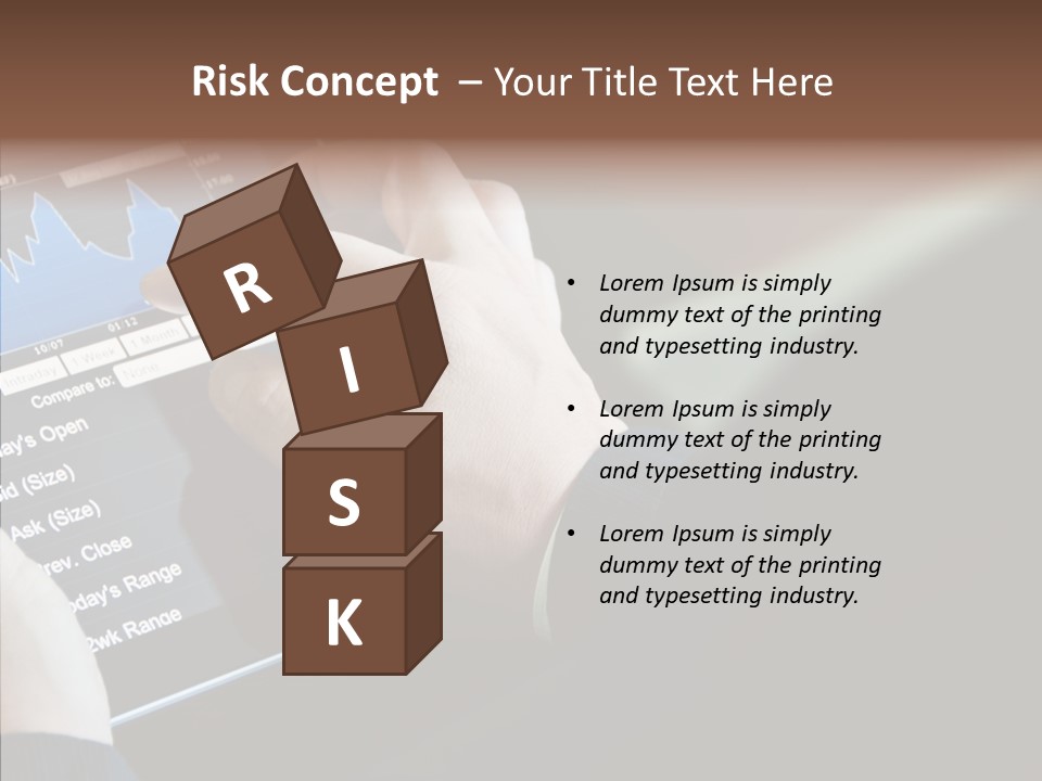 Display Lifestyle Laptop PowerPoint Template