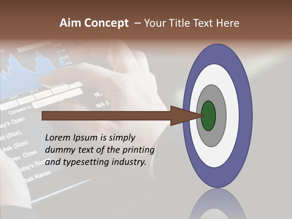 Display Lifestyle Laptop PowerPoint Template