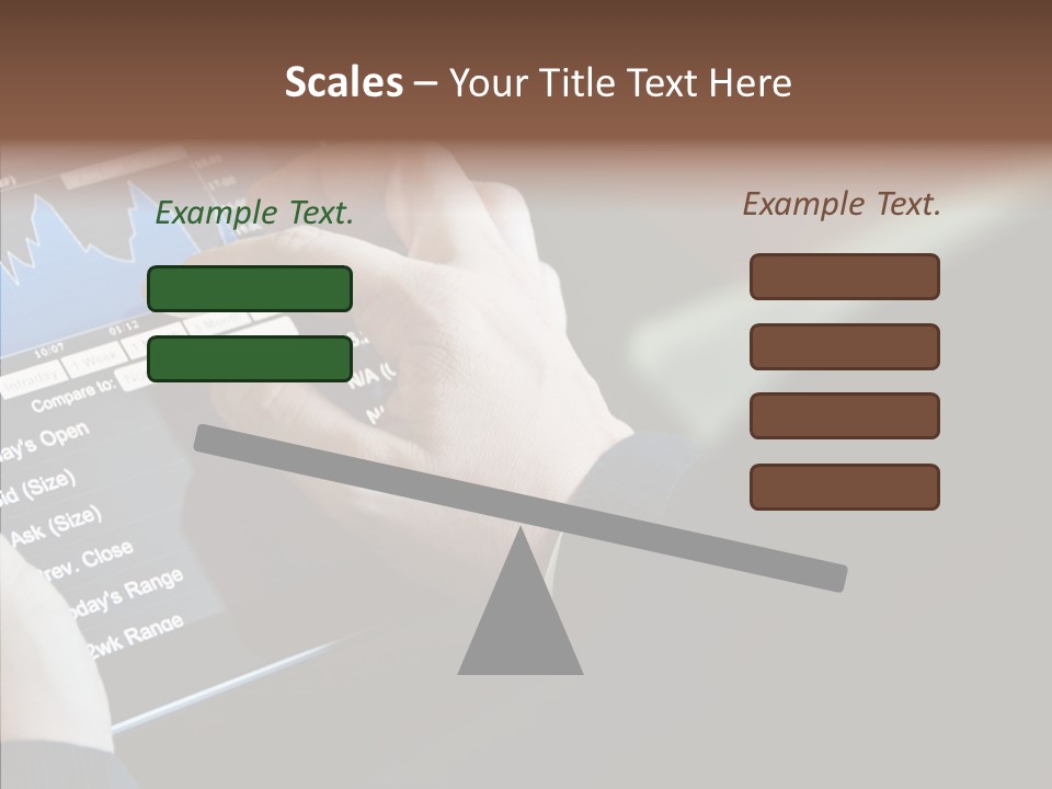 Display Lifestyle Laptop PowerPoint Template