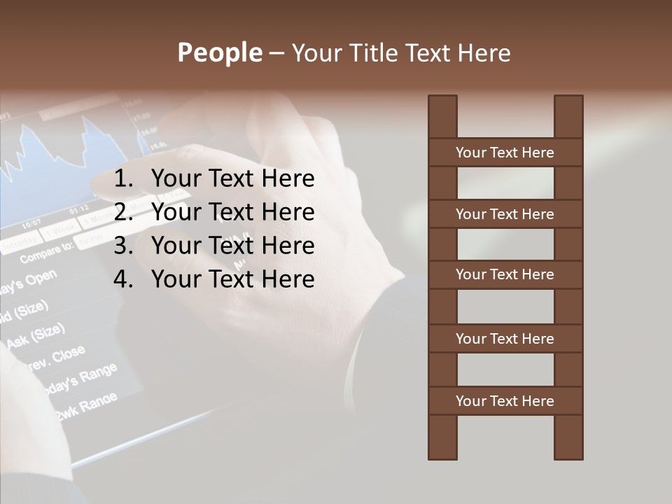 Display Lifestyle Laptop PowerPoint Template