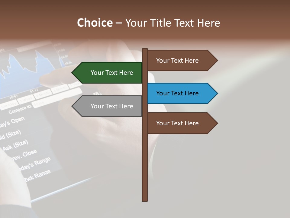 Display Lifestyle Laptop PowerPoint Template