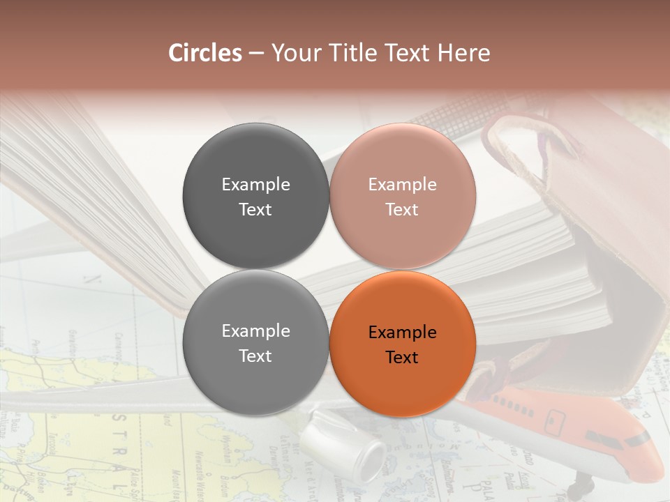 Correspondant Carnet Carnet De Voyages PowerPoint Template